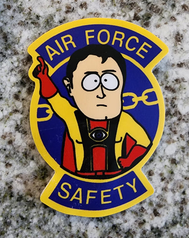 AF Safety Sticker (Capt. Hindsight)
