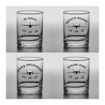 Engraved Whiskey Glass - Set of 4