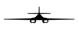 B-1 Vinyl Decal (Up to 8")