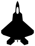 F-22 Vinyl Decal (Up to 8")